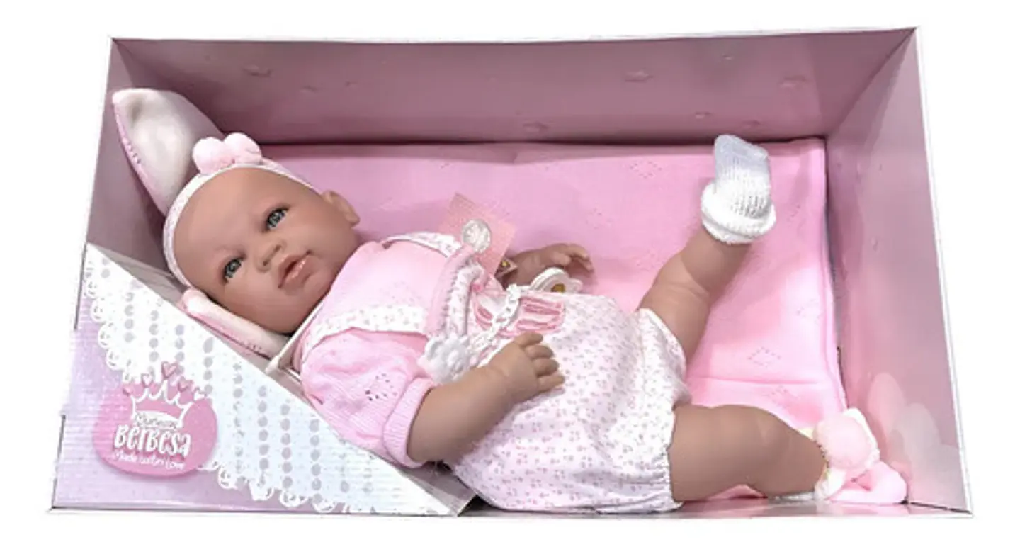Bebe Reborn Arias Muñeca Realista Berbesa Lloron 5217 1