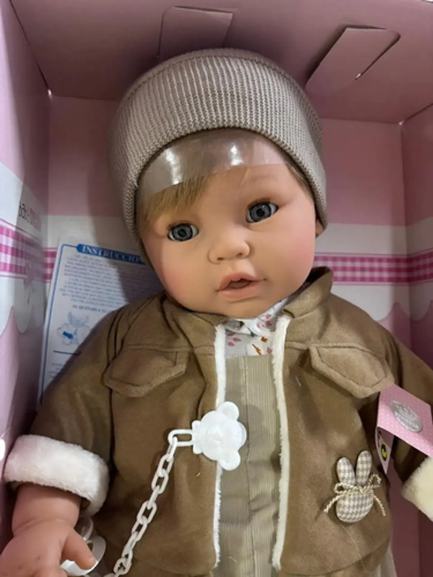 Bebe Reborn Arias Muñeca Realista Berbesa Lloron 62cm 4