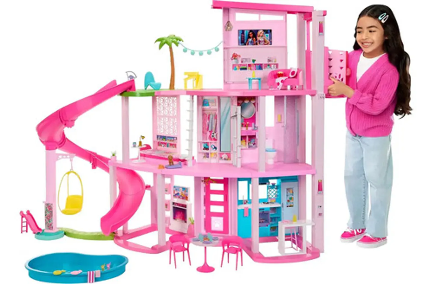 Barbie Mattel Casa Dos Sonhos Dreamhouse Pool Party Hmx10 1