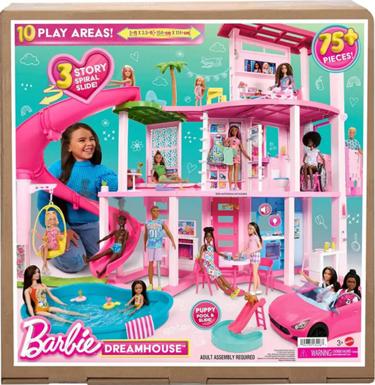 Barbie Mattel Casa Dos Sonhos Dreamhouse Pool Party Hmx10 2