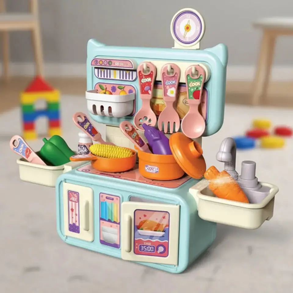 Mini Cocinita Set De Cocina Apilable Accesorios De Cocina 7