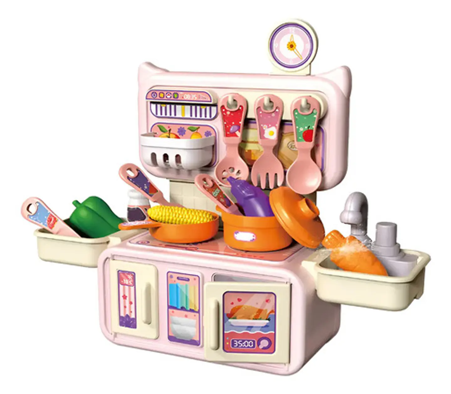 Mini Cocinita Set De Cocina Apilable Accesorios De Cocina 9
