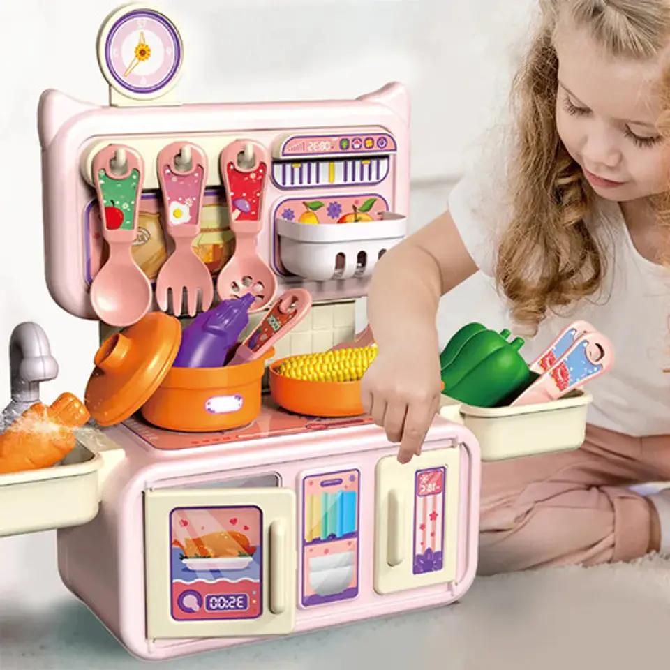Mini Cocinita Set De Cocina Apilable Accesorios De Cocina 10