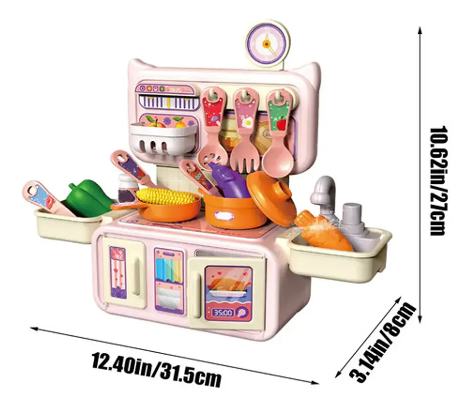 Mini Cocinita Set De Cocina Apilable Accesorios De Cocina 11