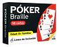 Poker Braille Reverso Negro Idioma Español - Miniatura 2
