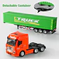 Mula Metalica Contenedor Escala Huina Toys 1:50 - Miniatura 5