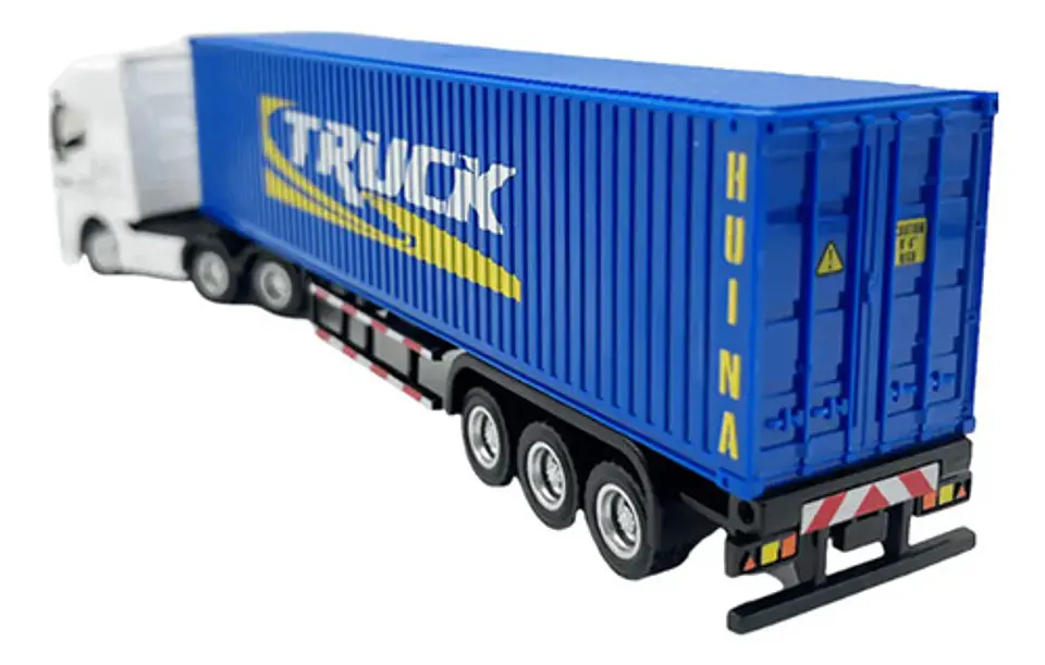 Mula Metalica Contenedor Escala Huina Toys 1:50 9