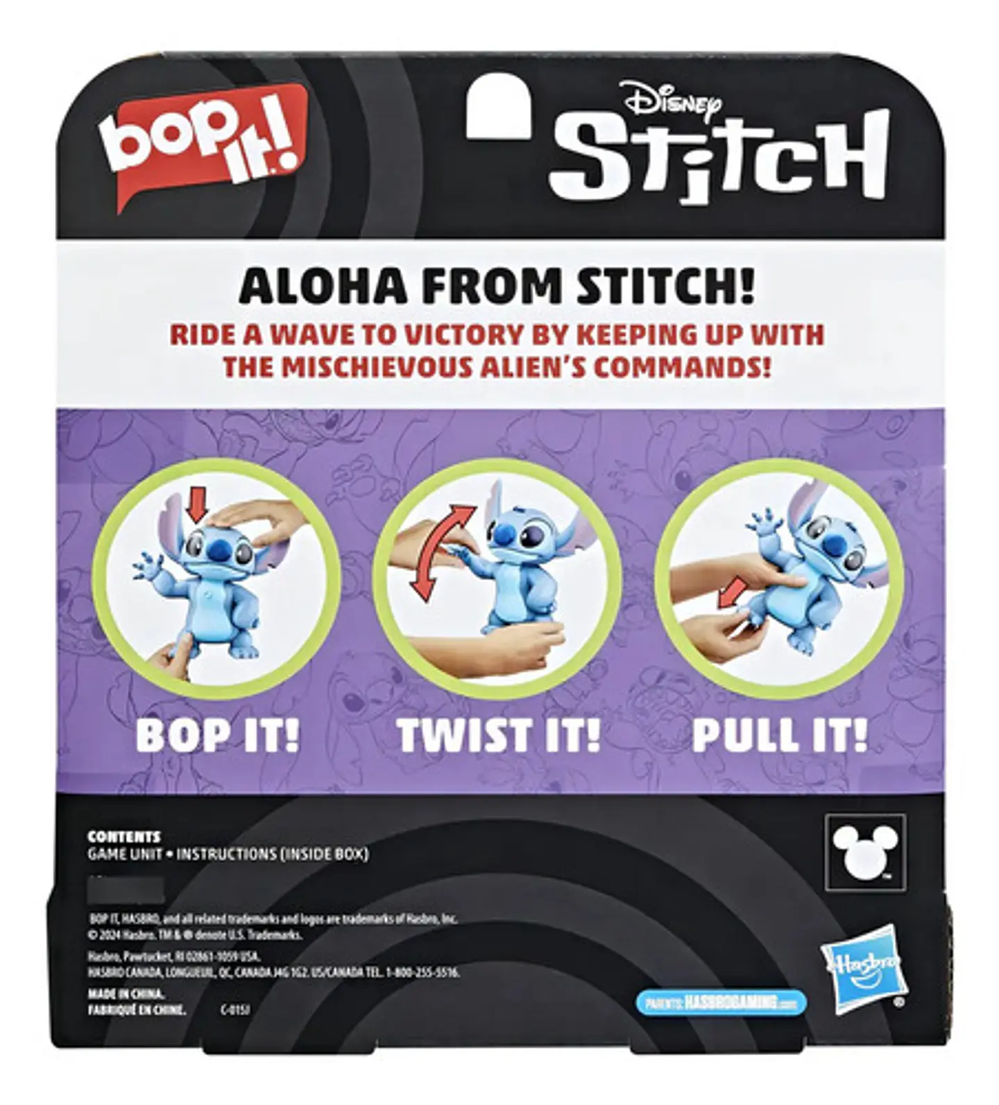 Juego De Mesa Hasbro Games Bop It! Edición Disney Stitch 5