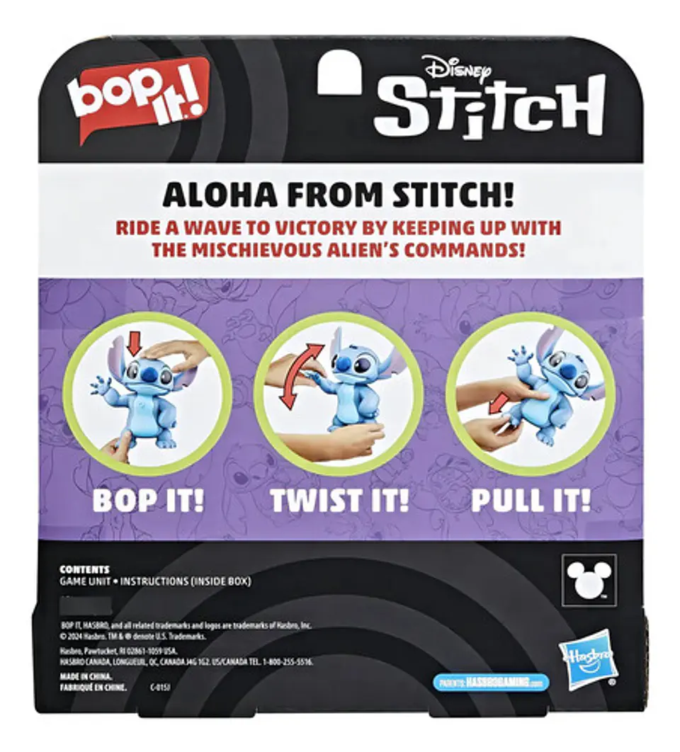 Juego De Mesa Hasbro Games Bop It! Edición Disney Stitch 5