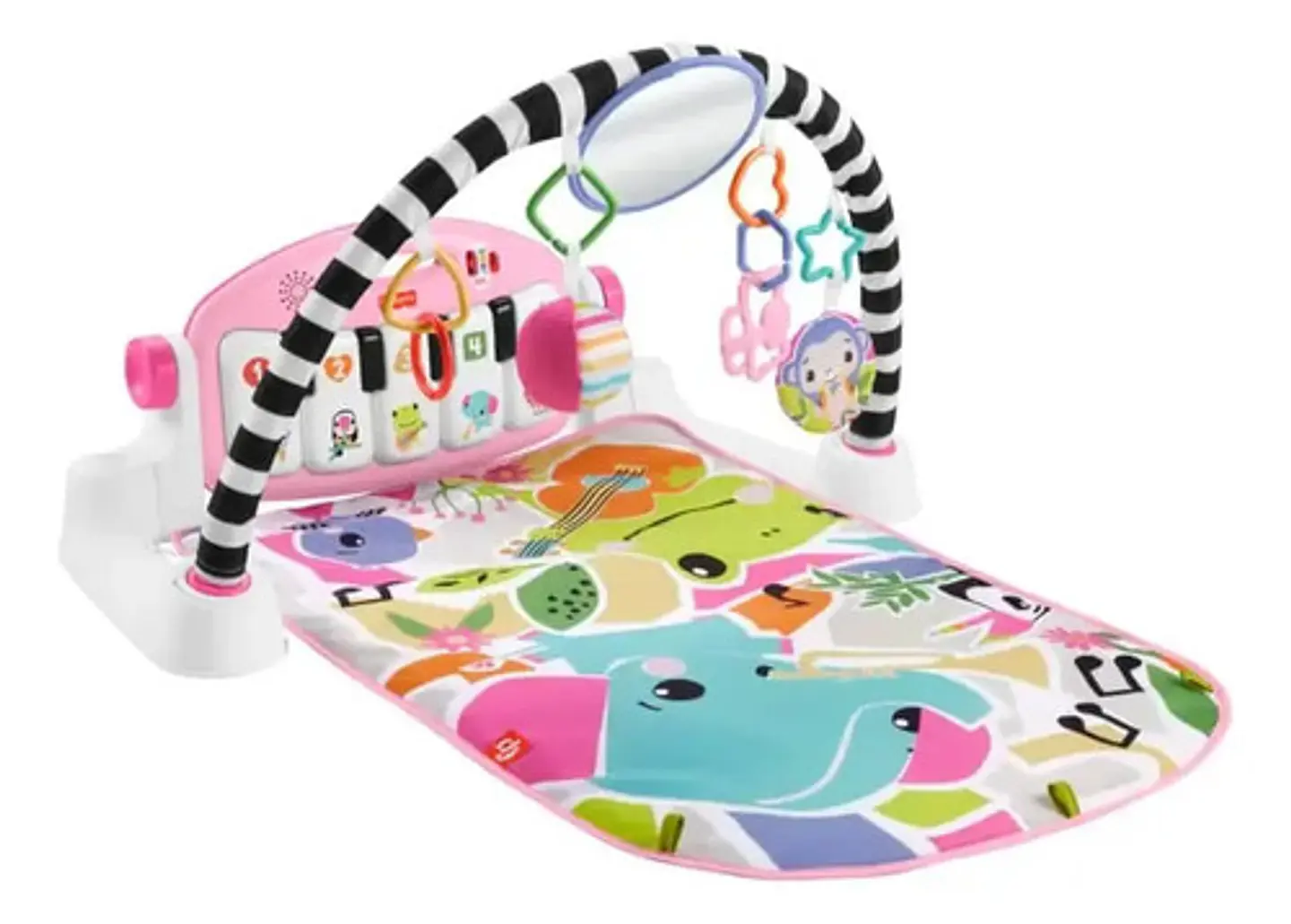 Fisher-price Piano Pataditas Musicales Brilla Y Crece Rosa 1