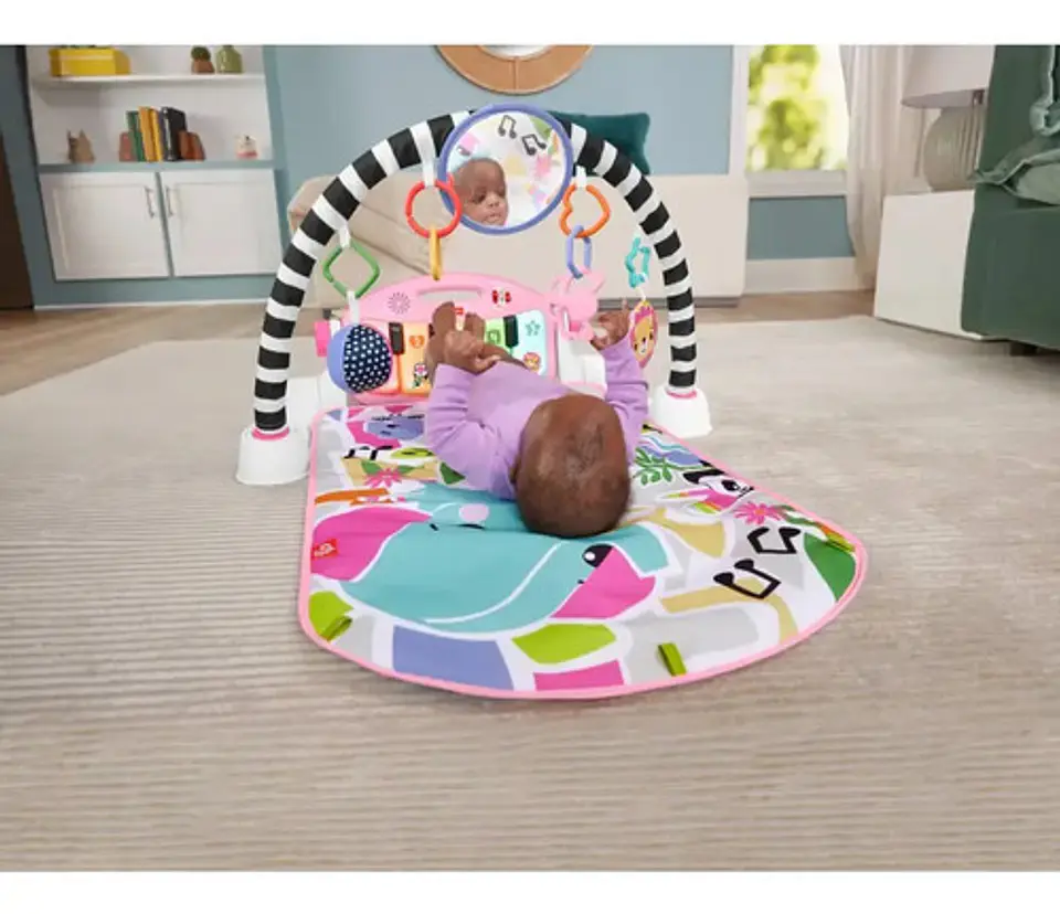 Fisher-price Piano Pataditas Musicales Brilla Y Crece Rosa 3