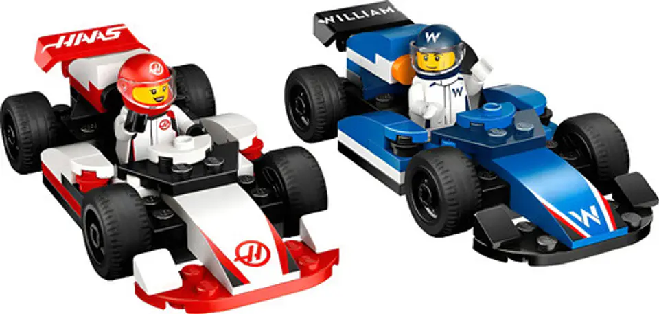 Lego City 60464 Coches De F1 Williams Racing Y Haas F1 92 3