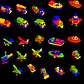 Tarro X 50 Carros Barcos Aviones Rellenar Piñatas Juguetes - Miniatura 3