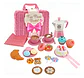 Set Te Canasta Juguete De Picnic Mantel Cocina Comida Niñas - Miniatura 2