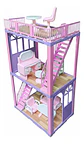 Casa Muñecas Duplex Accesorios 75x44 Cm Juegos Sala Tocador - Miniatura 4