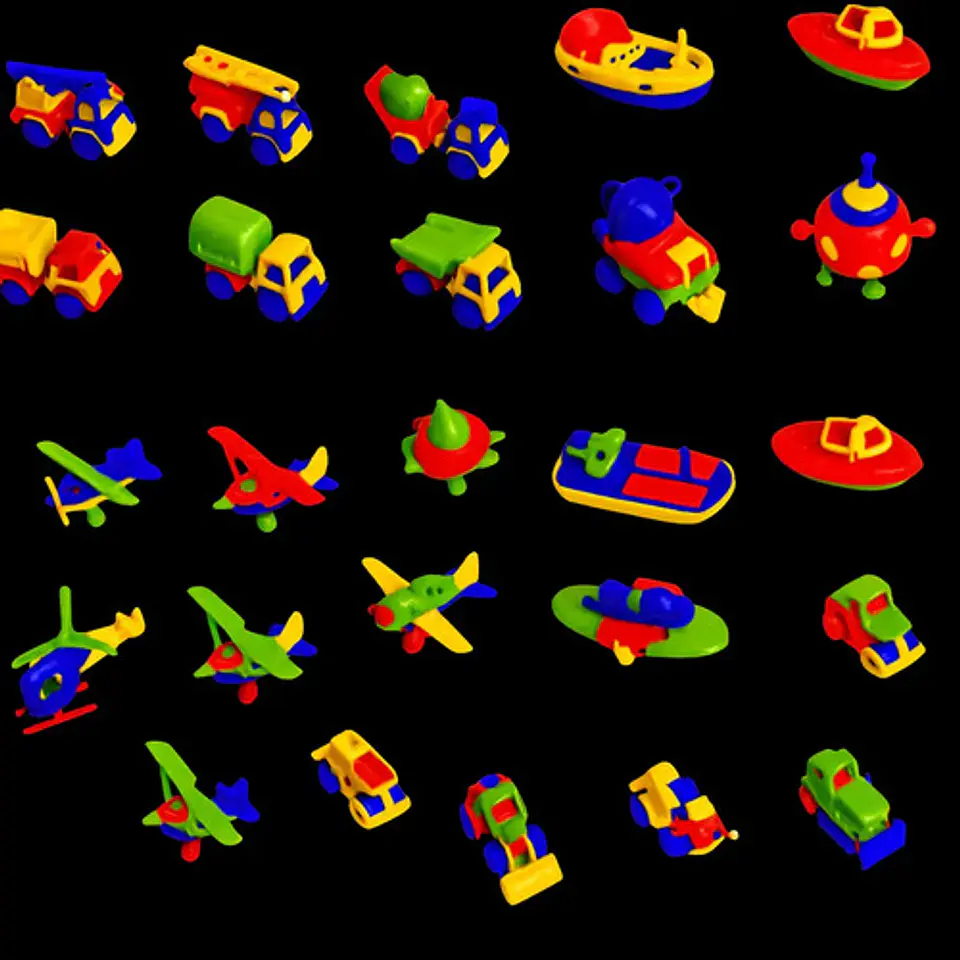 Bolsa De Juguetes Macrooutlet Con 50 Carros, Barcos Y Aviones Para Rellenar Piñatas 5