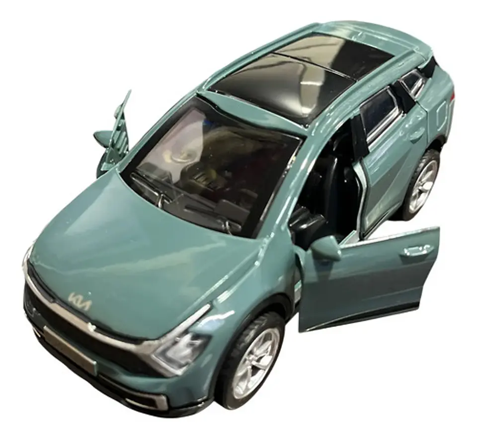 Kia Sorento, Escala 1/46, Metálico 12cms Largo Luces Sonido 5
