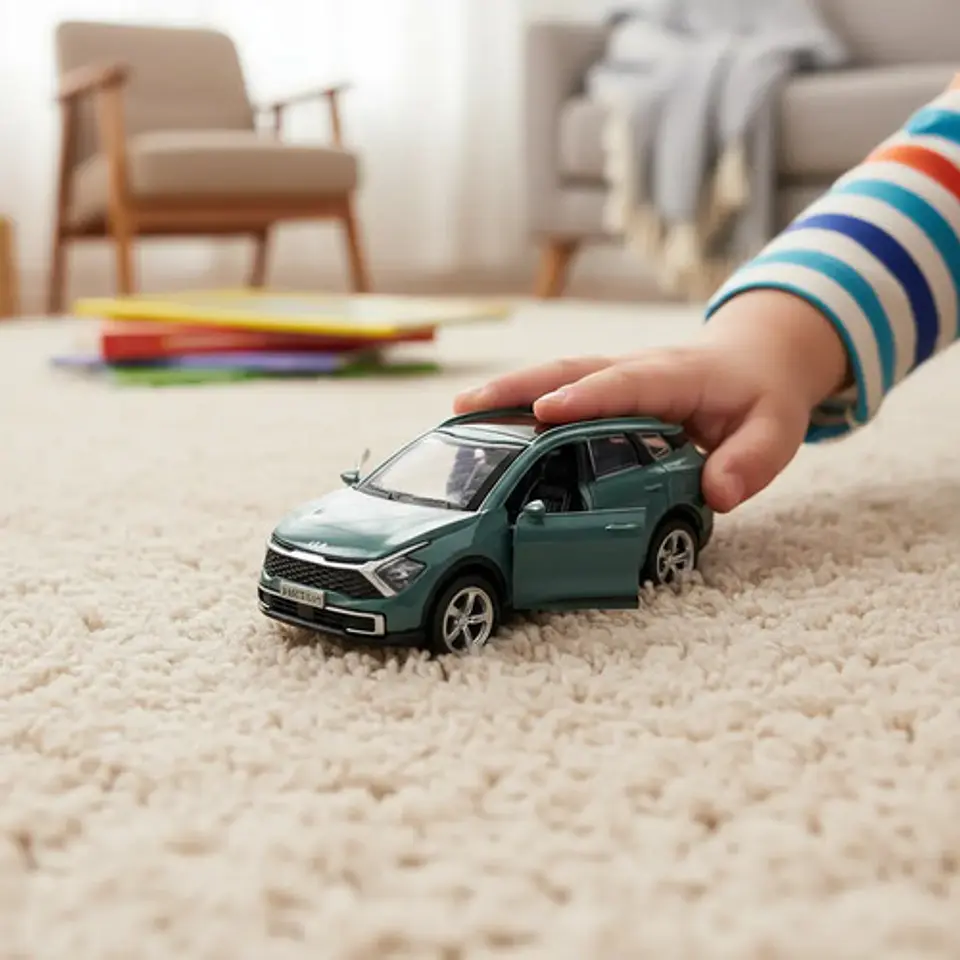 Kia Sorento, Escala 1/46, Metálico 12cms Largo Luces Sonido 6