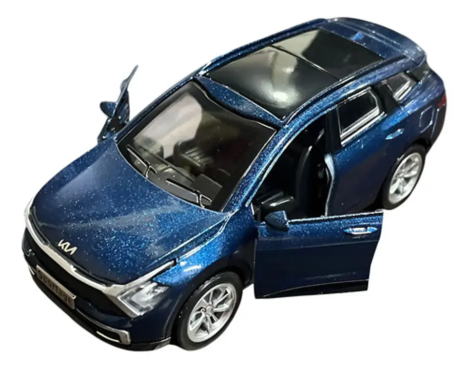 Kia Sorento, Escala 1/46, Metálico 12cms Largo Luces Sonido 10