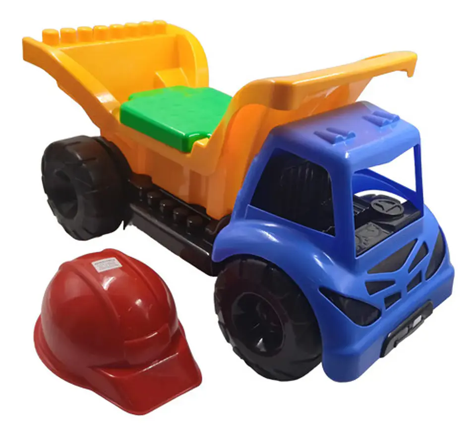 Montable Infantil  Volqueta Carbonera Fichas Bloques Constru 2