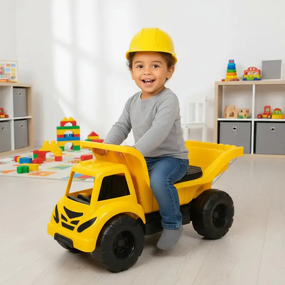 Montable Infantil  Volqueta Carbonera Fichas Bloques Constru 7
