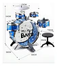Set Batería Musical 5 Tambores Niños Percusión 28832 Rojo - Miniatura 5