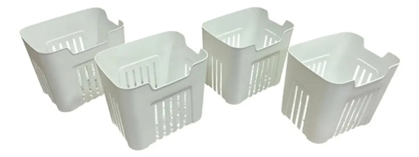Organizador Para Nevera Cocina Contenedor Tapa 4 Divisiones 5