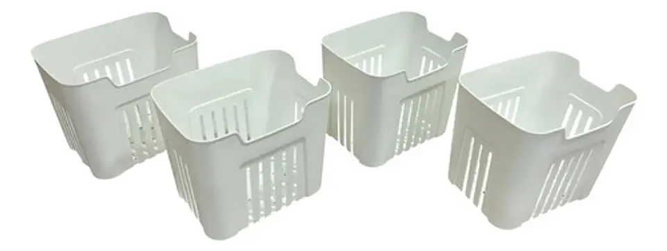 Organizador Para Nevera Cocina Contenedor Tapa 4 Divisiones 5