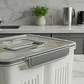 Organizador Para Nevera Cocina Contenedor Tapa 4 Divisiones - Miniatura 9