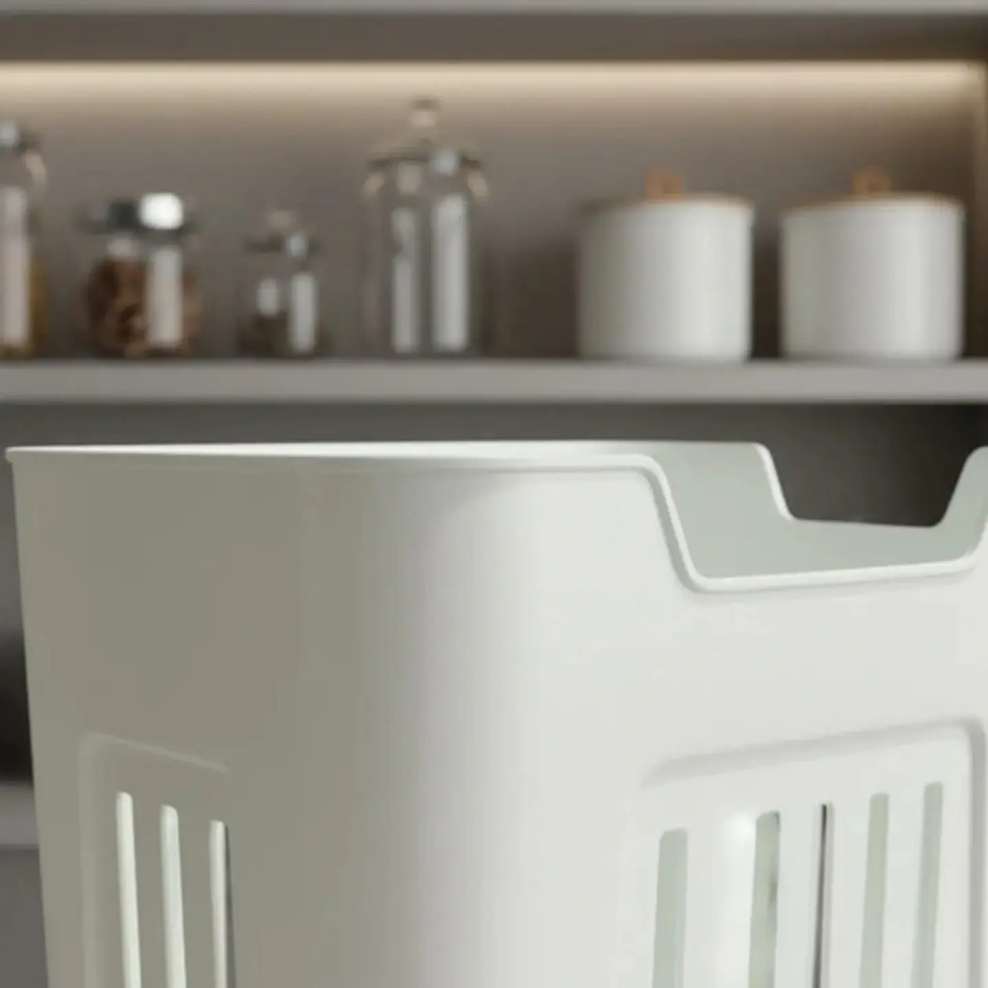Organizador Para Nevera Cocina Contenedor Tapa 4 Divisiones 10