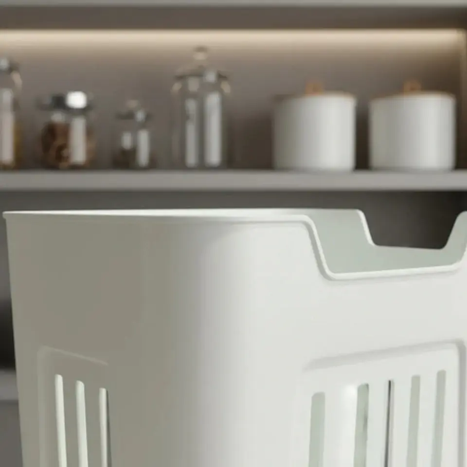 Organizador Para Nevera Cocina Contenedor Tapa 4 Divisiones 10