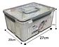 Organizador Para Nevera Cocina Contenedor Tapa 4 Divisiones - Miniatura 11
