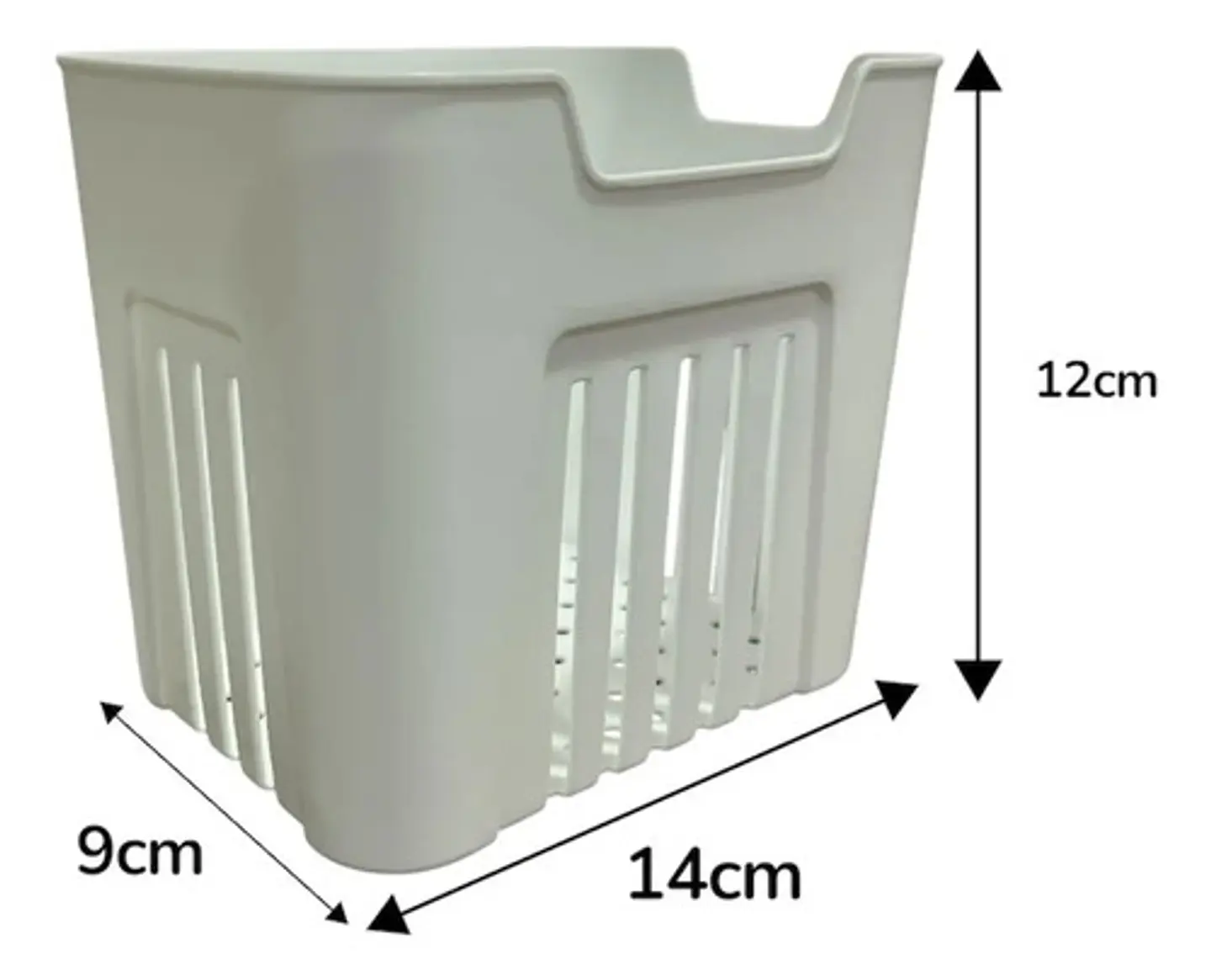 Organizador Para Nevera Cocina Contenedor Tapa 4 Divisiones 12
