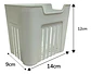 Organizador Para Nevera Cocina Contenedor Tapa 4 Divisiones - Miniatura 12