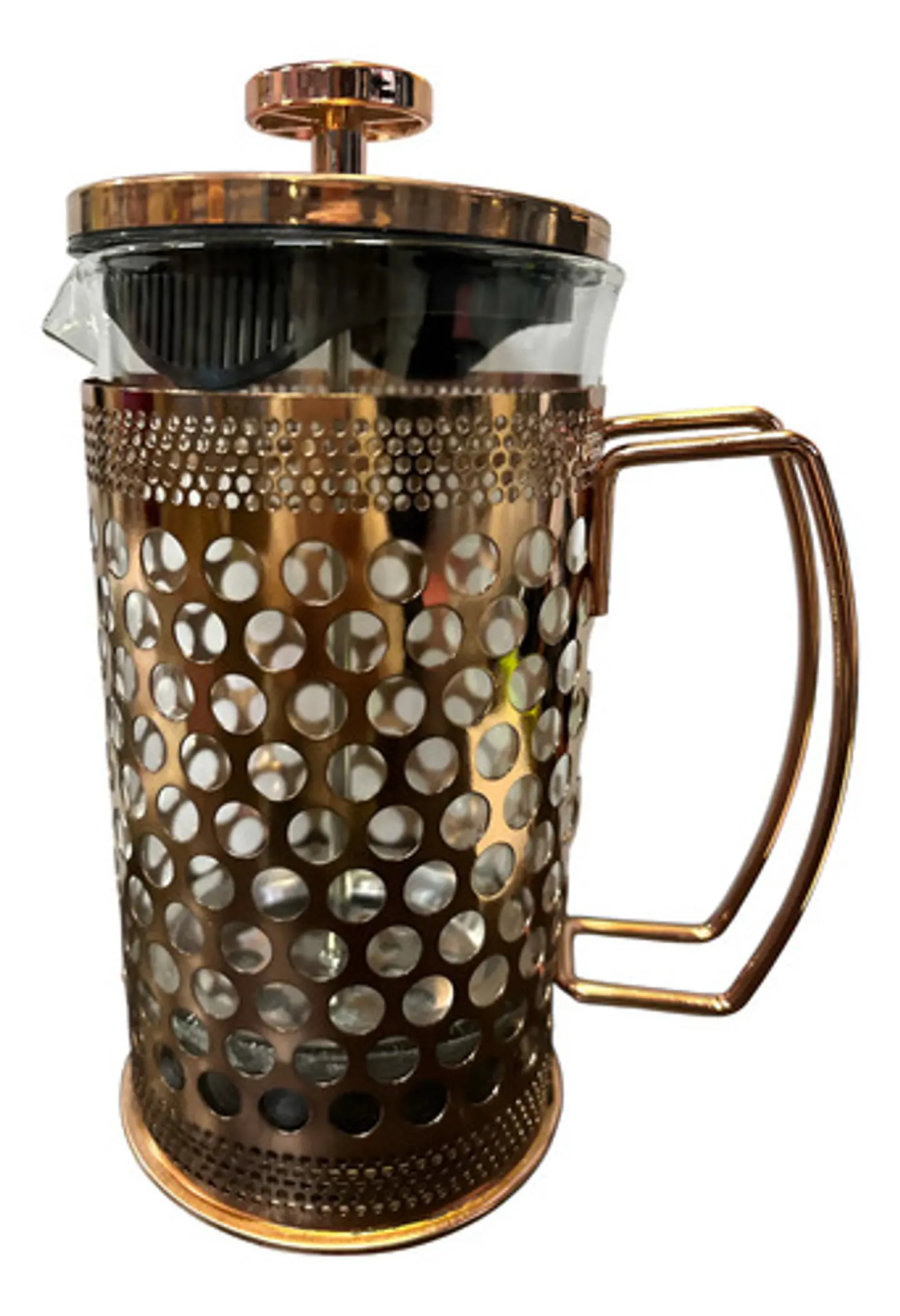 Cafetera Prensa Francesa 600ml En Acero Inoxidable Vidrio 5