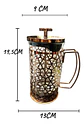 Cafetera Prensa Francesa 600ml En Acero Inoxidable Vidrio - Miniatura 14