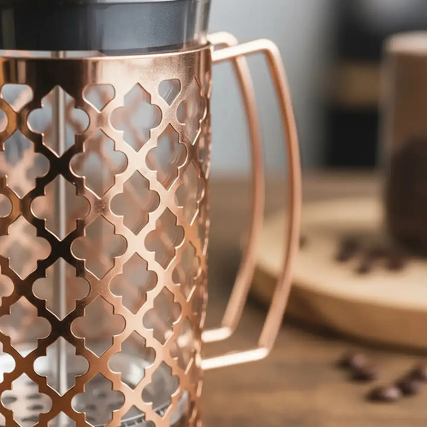 Cafetera Prensa Francesa 600ml En Acero Inoxidable Vidrio 28