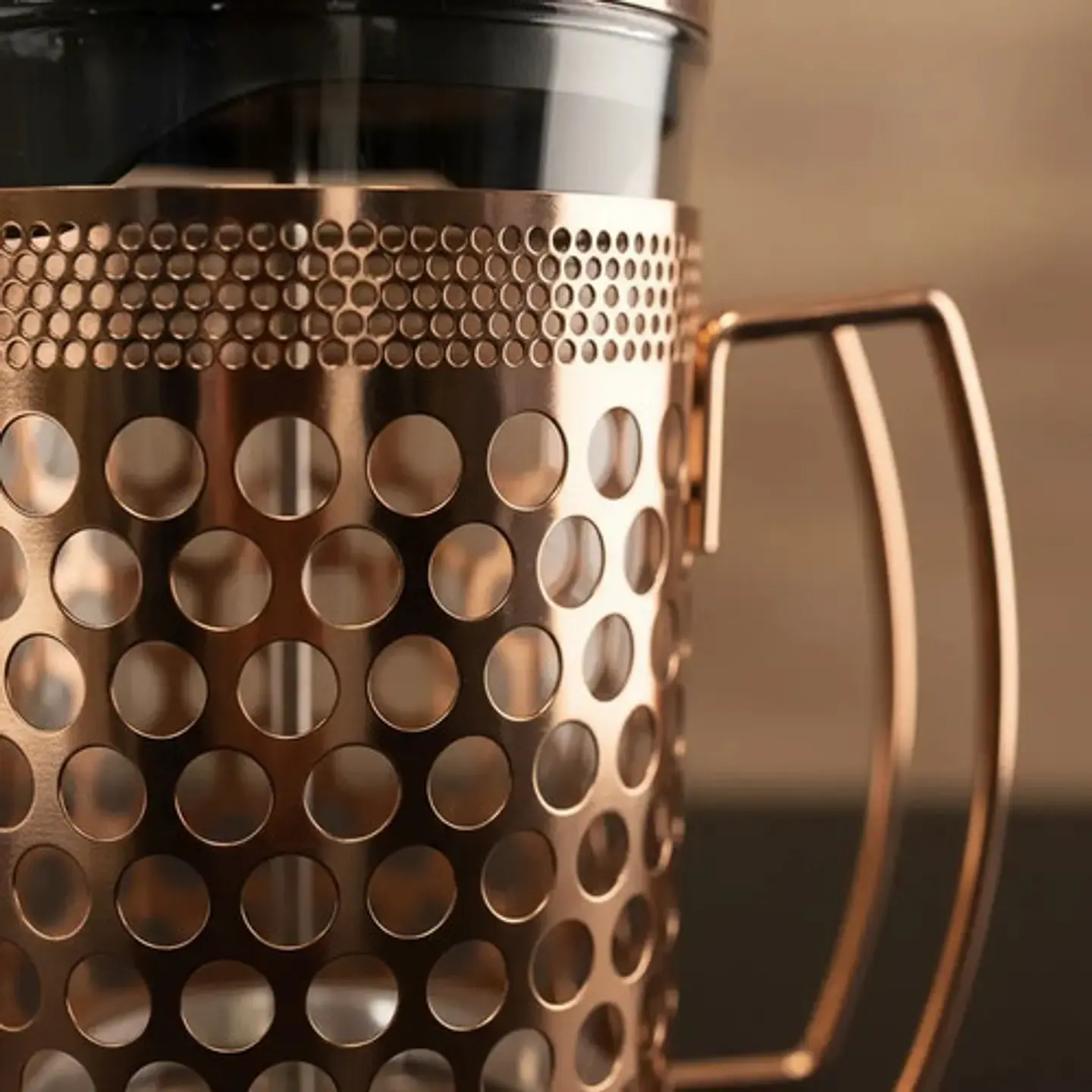 Cafetera Prensa Francesa 600ml En Acero Inoxidable Vidrio 39