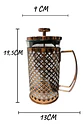 Cafetera Prensa Francesa 600ml En Acero Inoxidable Vidrio - Miniatura 44