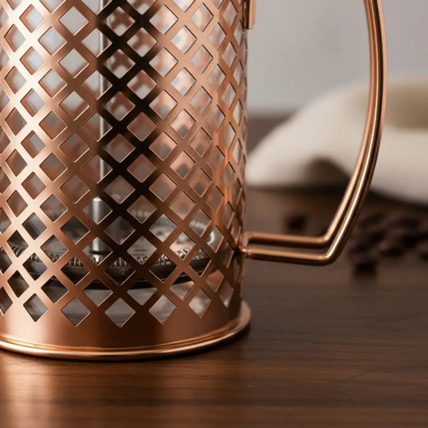 Cafetera Prensa Francesa 600ml En Acero Inoxidable Vidrio 49