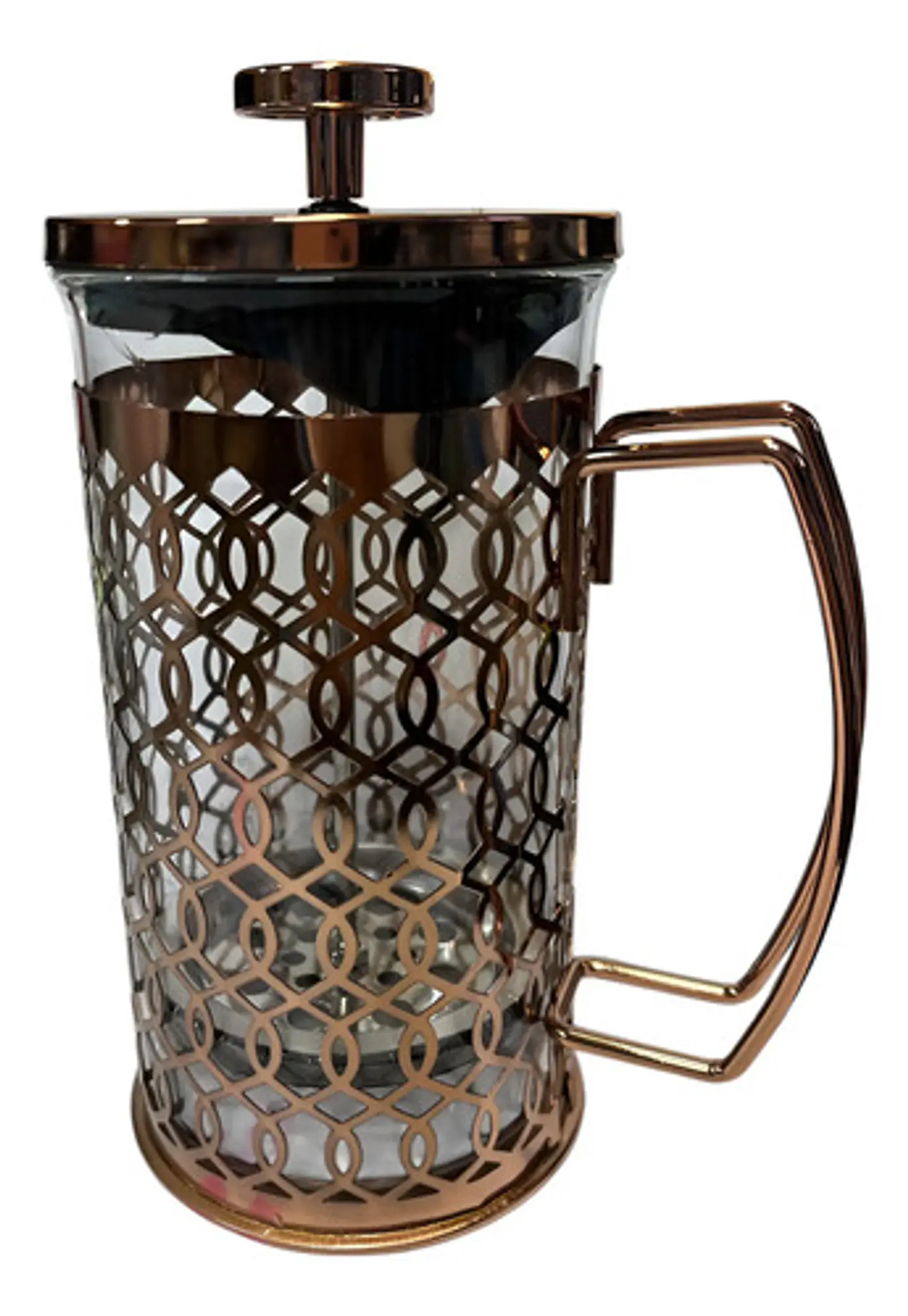 Cafetera Prensa Francesa 600ml En Acero Inoxidable Vidrio 56