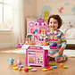 Cocina Infantil Para Niños Y Niñas 53 Accesorios 50cm Alto Verde - Miniatura 2