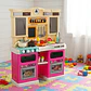 Cocina Infantil Con Agua, Luz, Sonido, Vapor 85 Accesorios Rosa Chicle - Miniatura 2
