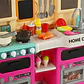 Cocina Infantil Con Agua, Luz, Sonido, Vapor 85 Accesorios Rosa Chicle - Miniatura 6