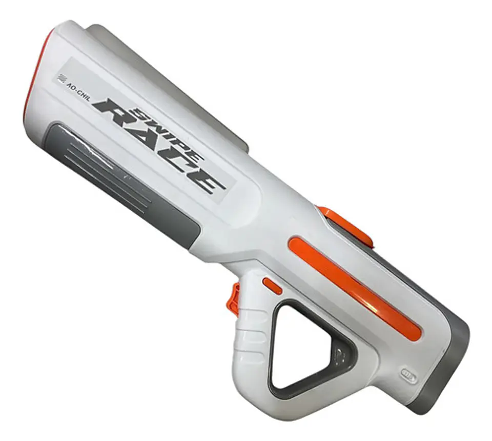 Pistola De Agua Lanzador Electrico De Bateria Recargable Luz 3
