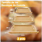 Bandejas De Servicio Para Servir Bambu Bamboo X 3 Und Tamaño - Miniatura 4