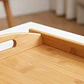 Bandejas De Servicio Para Servir Bambu Bamboo X 3 Und Tamaño - Miniatura 6