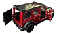Benz G500 Modificado Brabus  4×4 Miniatura Metal Coche 11cm - Miniatura 3