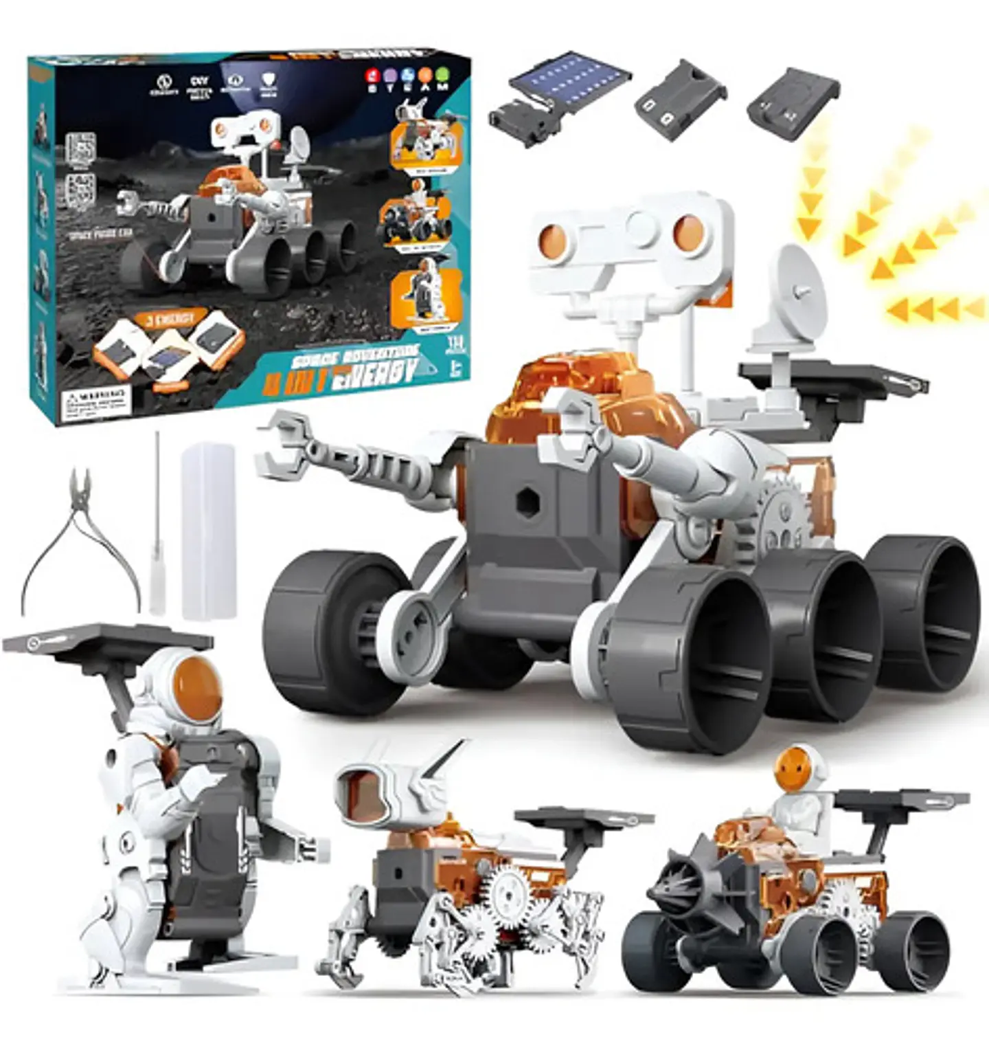Robot Juguete Educativo Kit Solar 4 En 1 Robotica Stem Armat 1