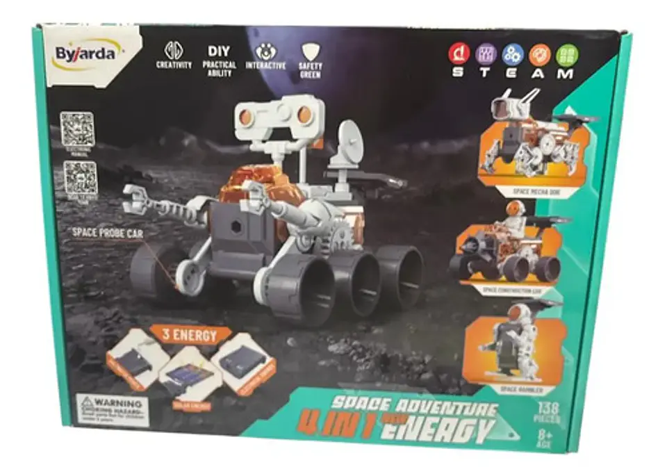 Robot Juguete Educativo Kit Solar 4 En 1 Robotica Stem Armat 4